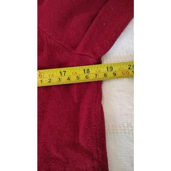 VTG Lauren Ralph Lauren Duck Hunter Intarsia Sweater Red cotton Medium - Picture 2 of 16